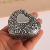 Classic Vintage Antique Heart Shape Jewelry Box