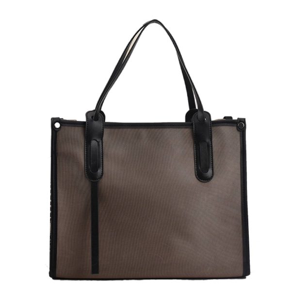 b881fd0f-05de-4e2c-bbce-a3cb4b37ca36_5.jpg Oxford Fabric Tote Bag Collision Color Vintage