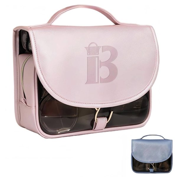 PU Travel Hanging Cosmetic Bag
