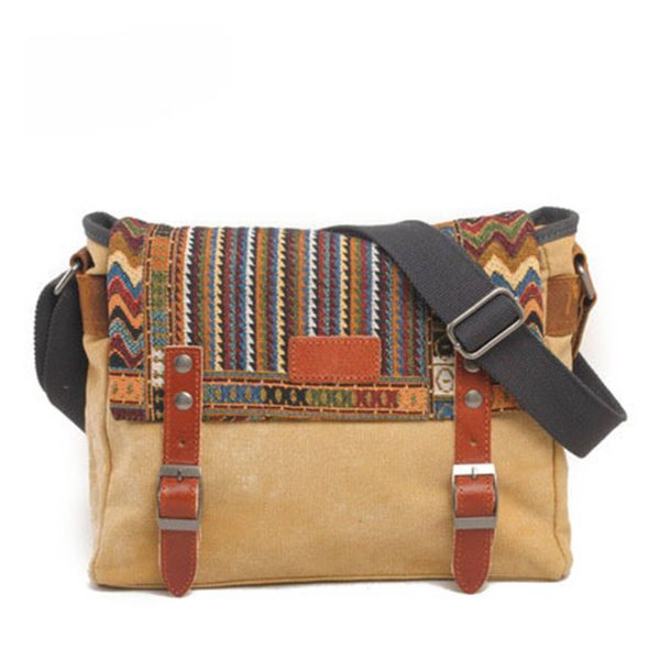 Canvas Messenger Bag for Women