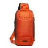 Oxford Men Sling Backpack Anti Theft Crossbody Shoulder Bag