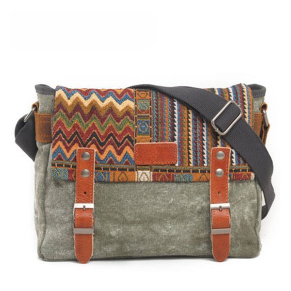Canvas Messenger Bag for Women