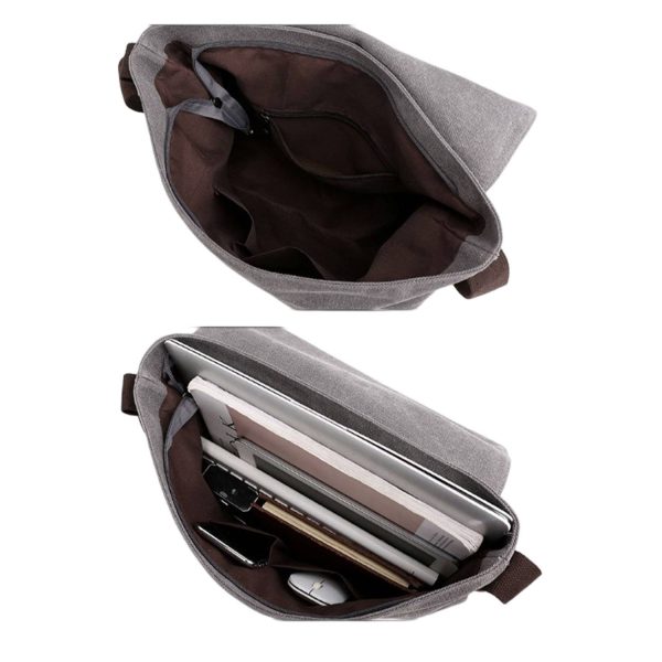 Canvas Cross-body Messenger bag for man