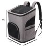 Oxford cloth large capacity shoulder breathable pet backpack