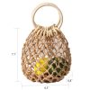 Jute Handwoven Straw Summer Beach Handbag