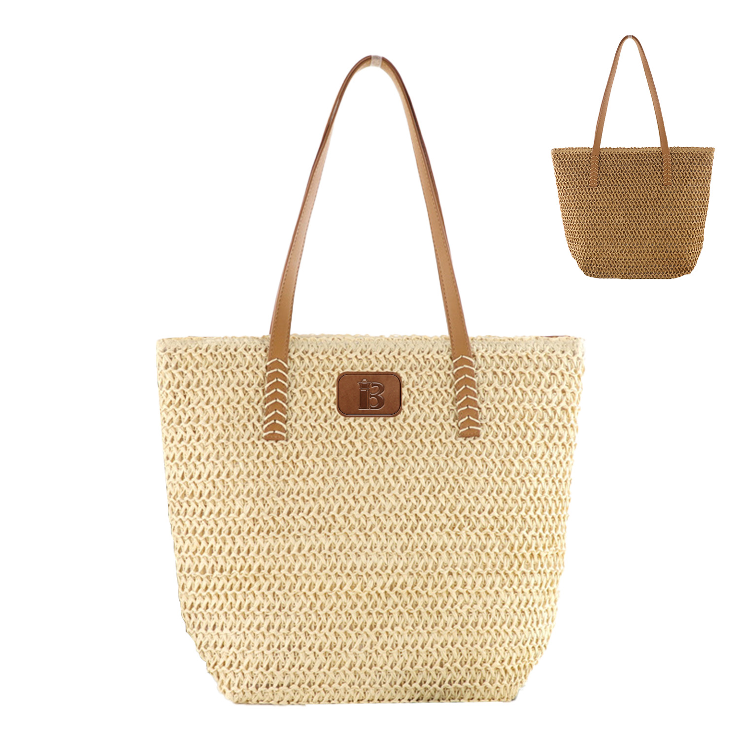 Straw Woven Tote Shoulder Bag