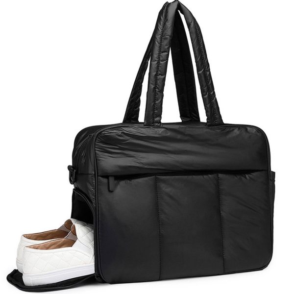 Luggage Duffel Tote Bag with Wet Pocket Shoe Compartment