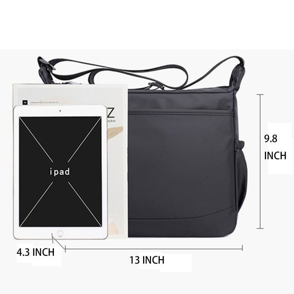 Nylon Multicolor High Capacity Crossbody Bag