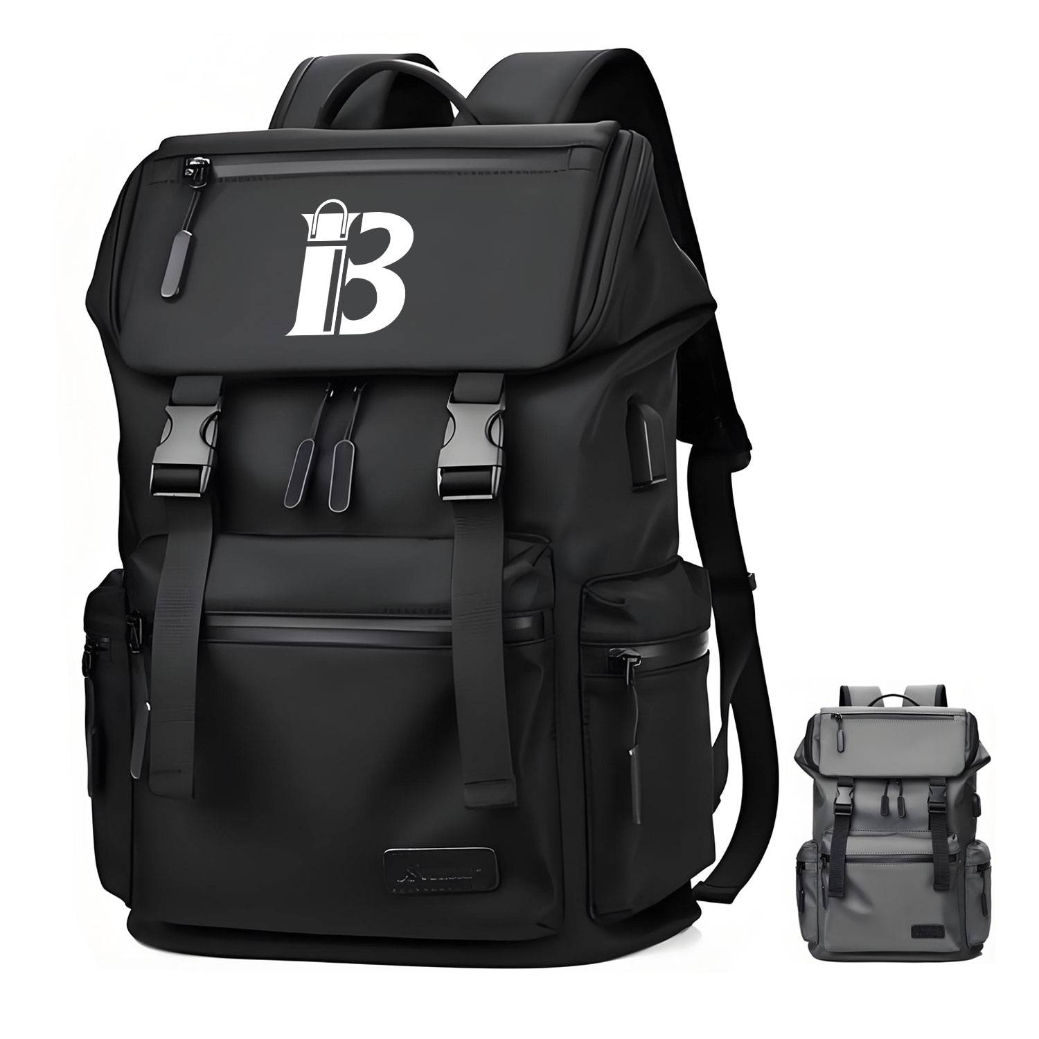 Korean-Style Oxford Cloth Large-Capacity Laptop Backpack