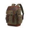 Large Vintage Canvas Backpack for Men