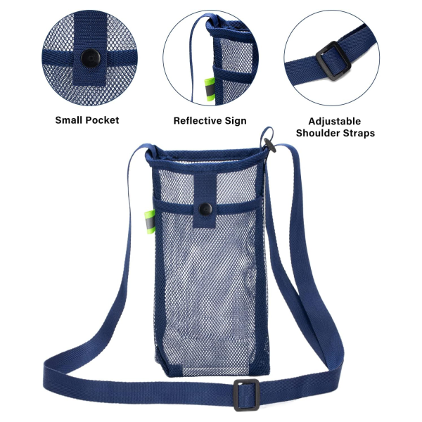 Universal Mesh Pouch for Water Bottle & Phone
