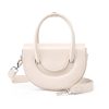 Genuine Leather Solid shoulder cross-body tote bag