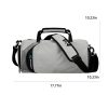Large Capacity Cylindrical Polyester Sports Duffel Bag
