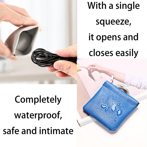 PU Headphone data cable mini storage coin purse