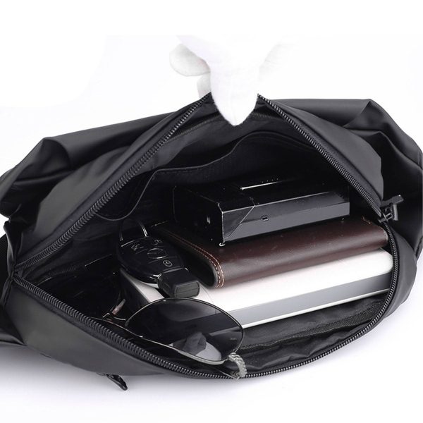 Nylon Waterproof Cross Body Bag Fanny Pack