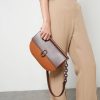 Saddle Shoulder Crossbody Tote Bag