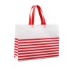Non-Woven Horizontal Stripe Tote Bag