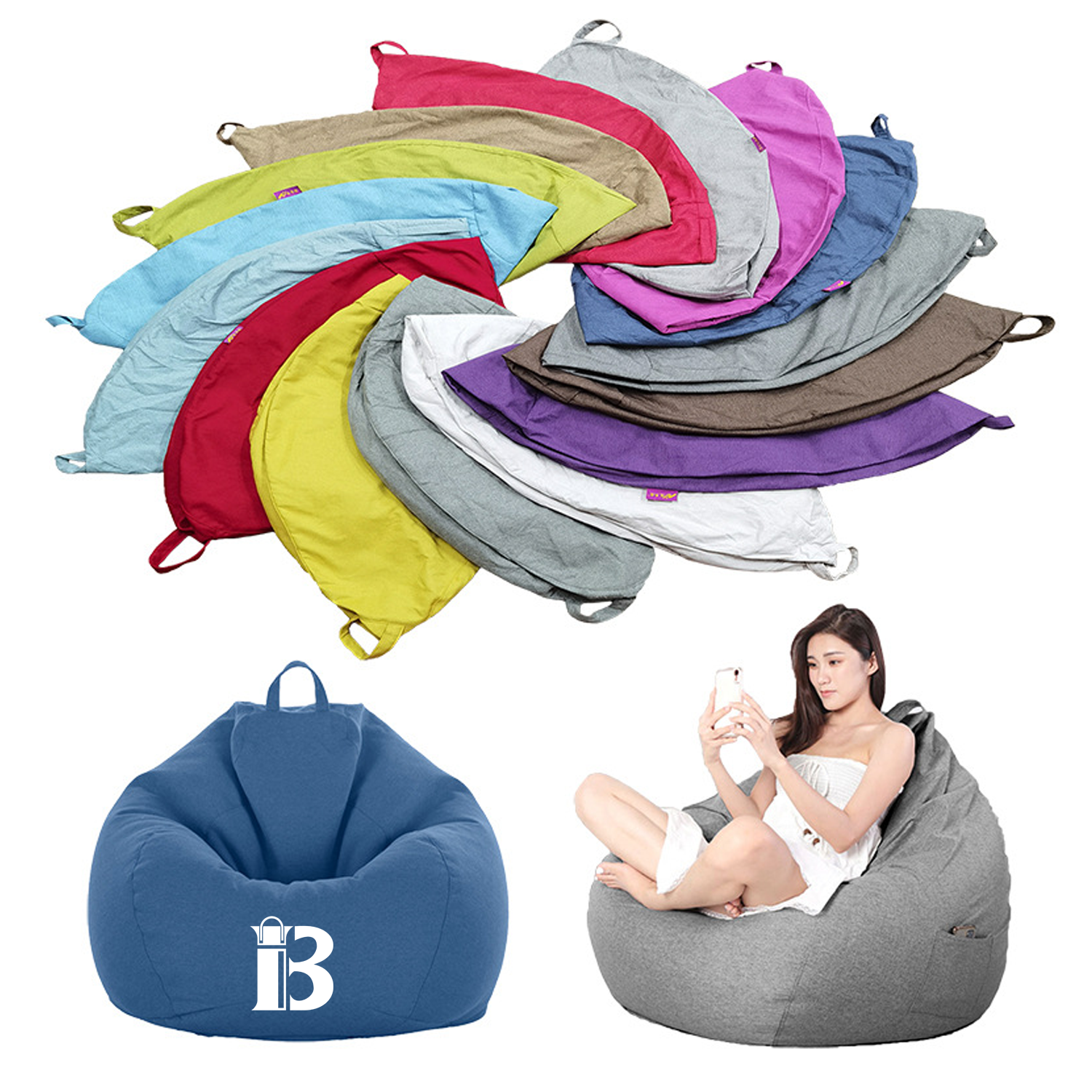 Bean Bag Chair Cover (No Filler)