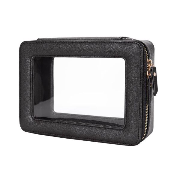 Clear and Waterproof Portable Travel Makeup Bag