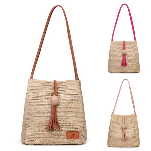 Weave Summer Straw Tote Bag