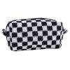 Checkered Makeup Bag