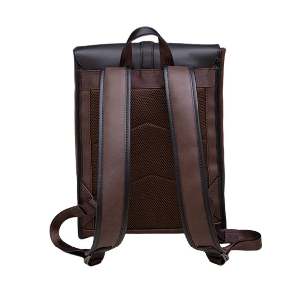 PU Leather Business Bag Backpack For Man