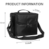 Black Travel Makeup Bag Storage Box For Women