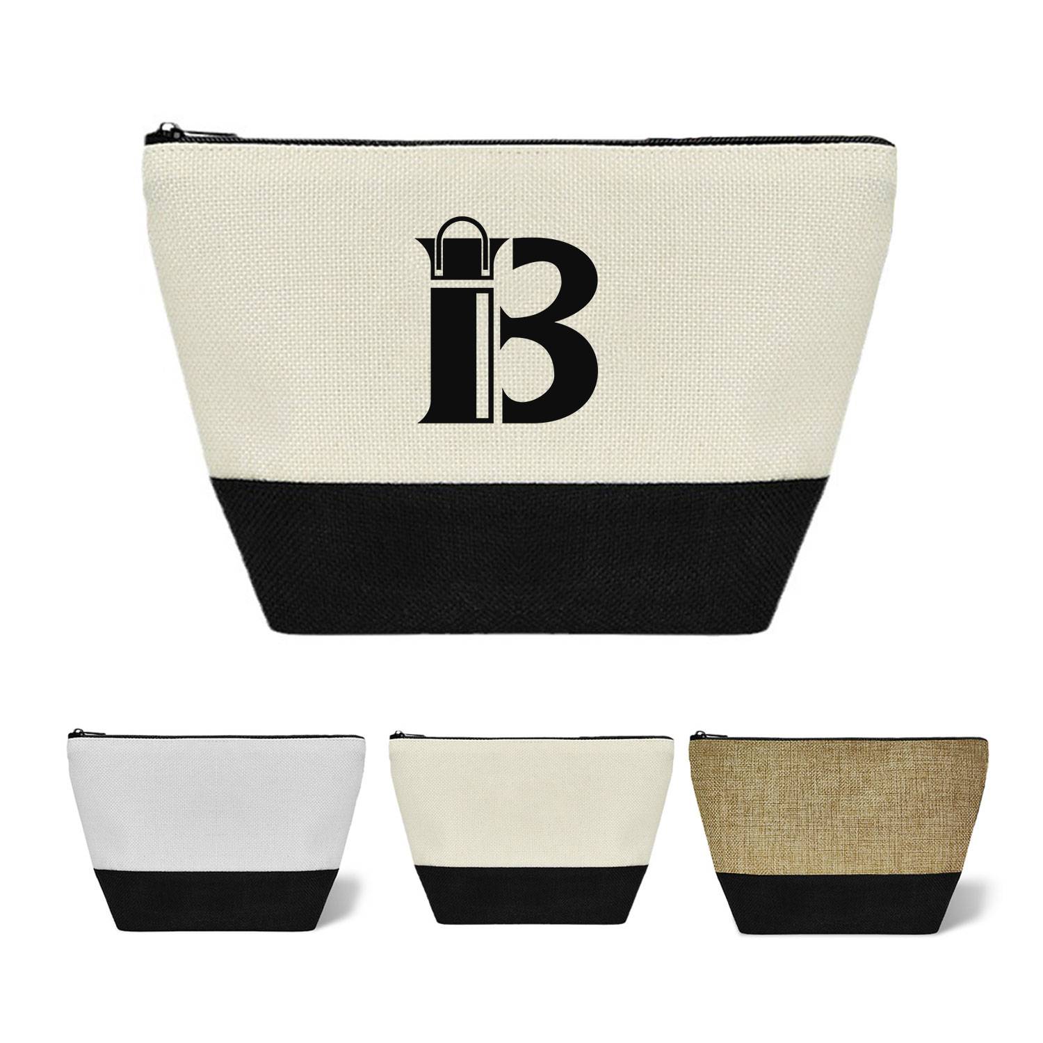 Linen Cosmetic Bag