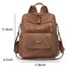 PU Leather Backpack for Women