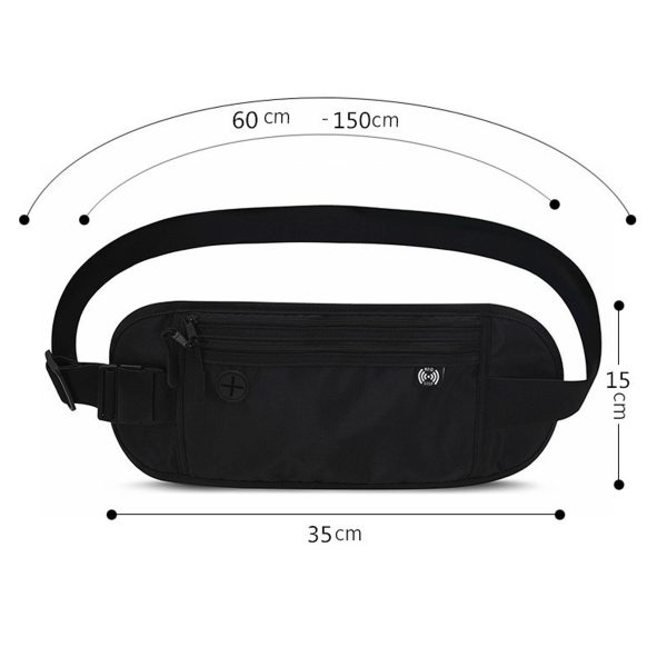 RFID Travel Waist Bag