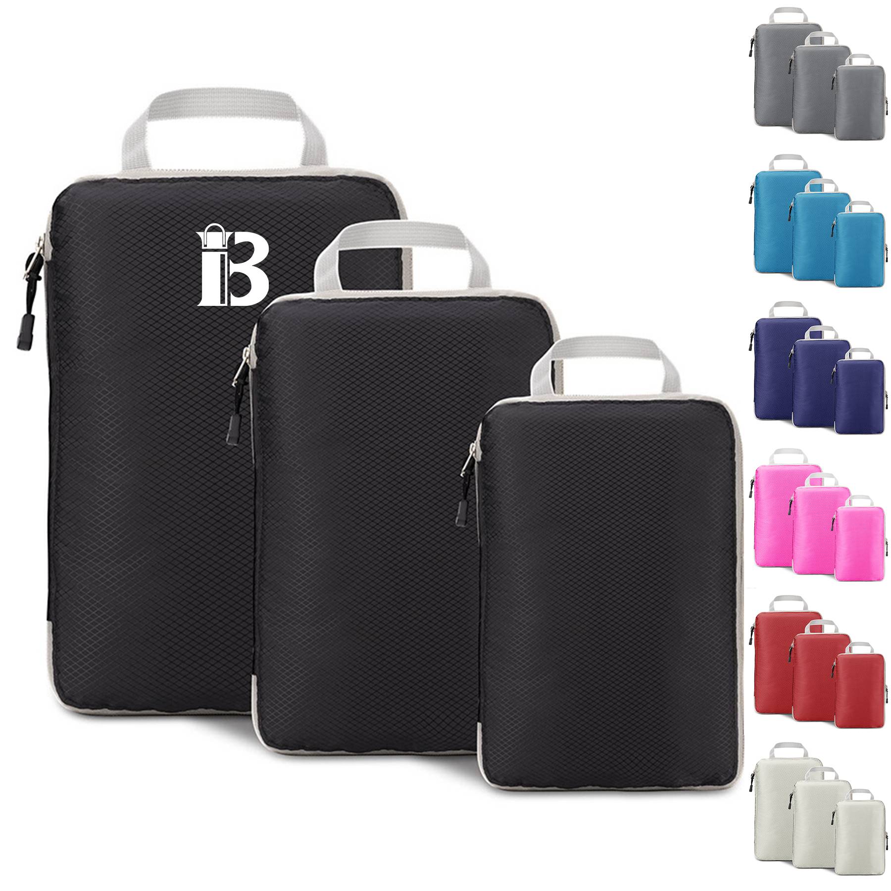 Large Travel Nylon Storage Bags Set