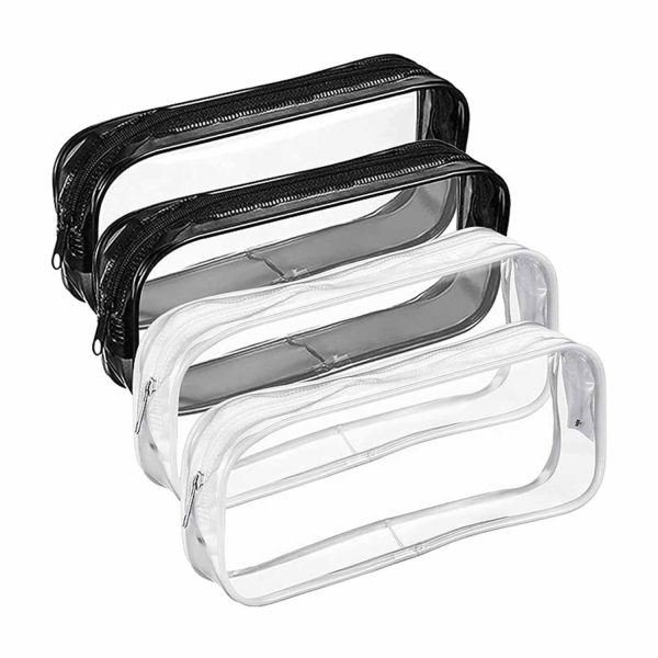 Large capacity makeup clear pvc travel toiletry bag