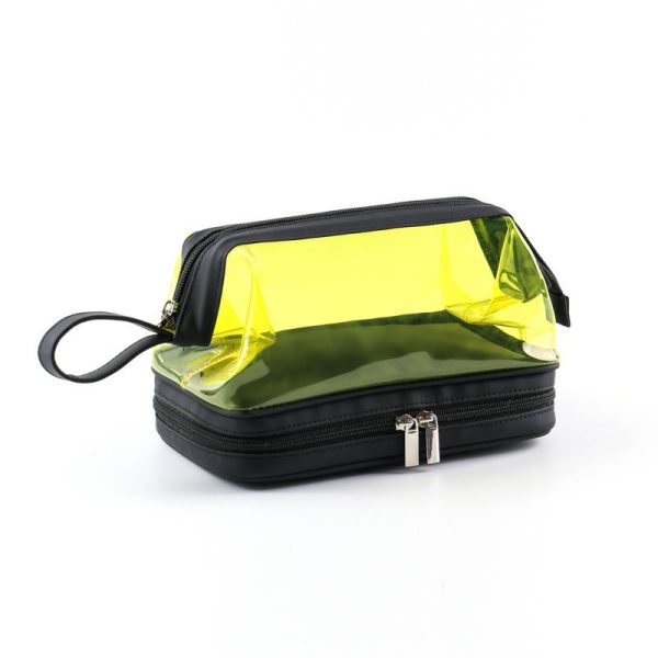 Large Double Layer Clear Makeup Bags