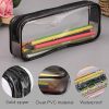 Large capacity makeup clear pvc travel toiletry bag