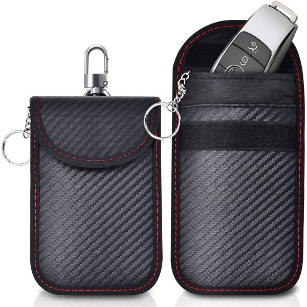 Polyester Anti-magnetic anti-theft car key pouch