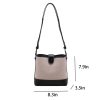 Canvas Crossbody Bag Trend Color Clash for Women