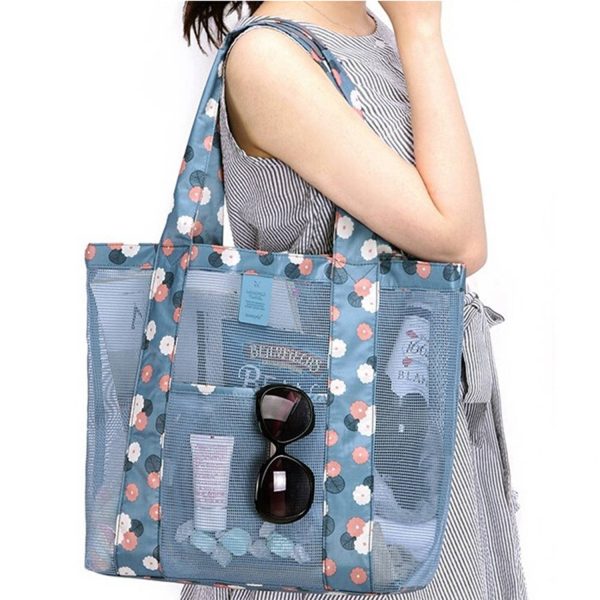 Large Capacity Mesh Beach Bag