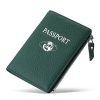 RFID-Blocking Leather Travel Wallet & Passport Holder