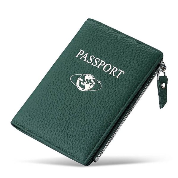 RFID-Blocking Leather Travel Wallet & Passport Holder