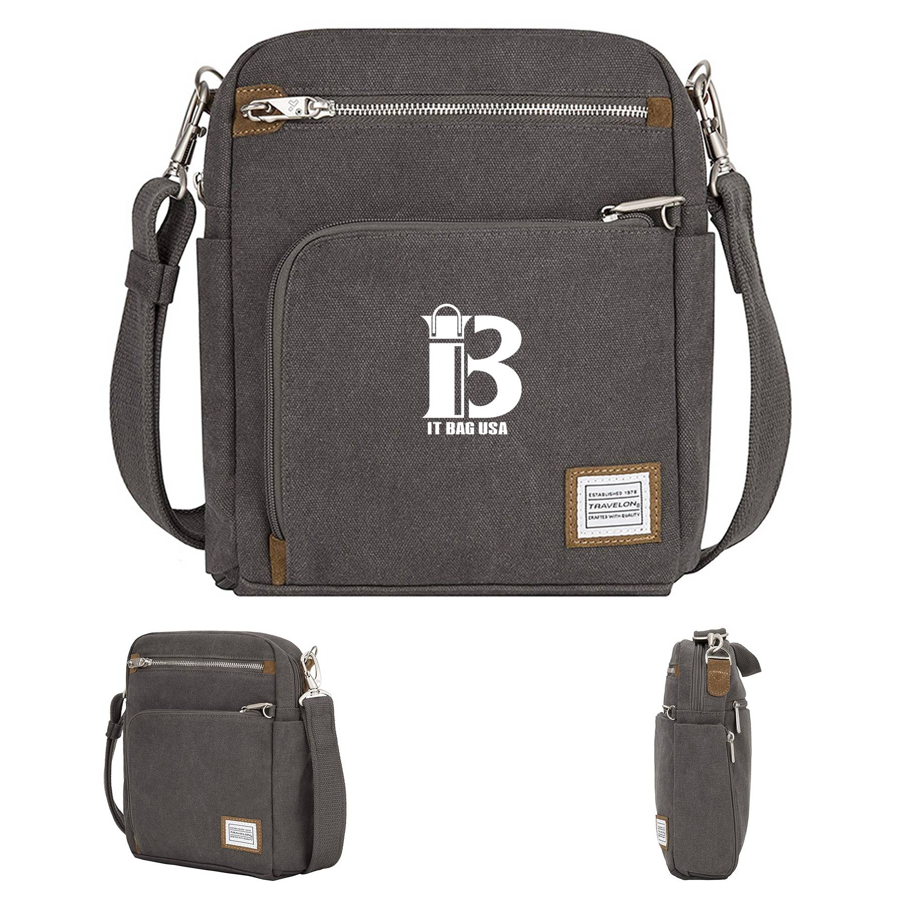 Travel anti-theft cross-bodybag