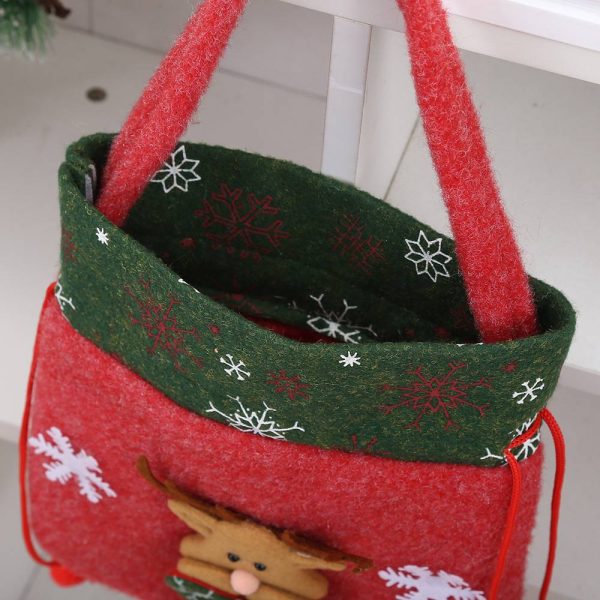 Velvet Christmas Candy Bag