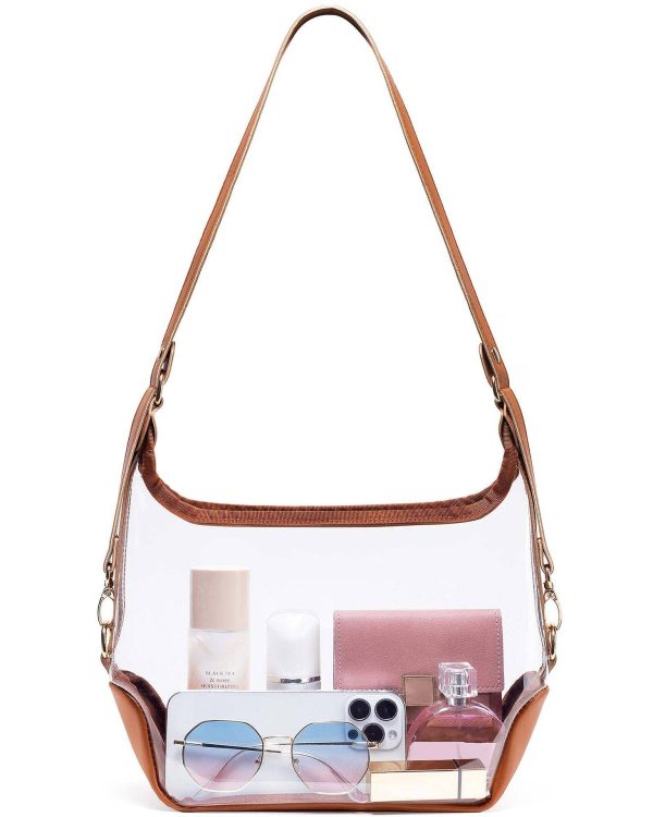 PVC Clear Crossbody Bag for Sports Events Concerts College