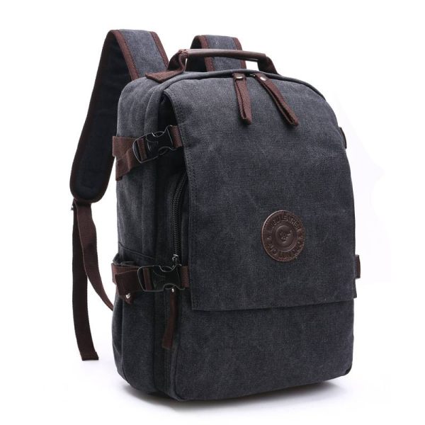 Vintage Canvas Backpack for Men Women