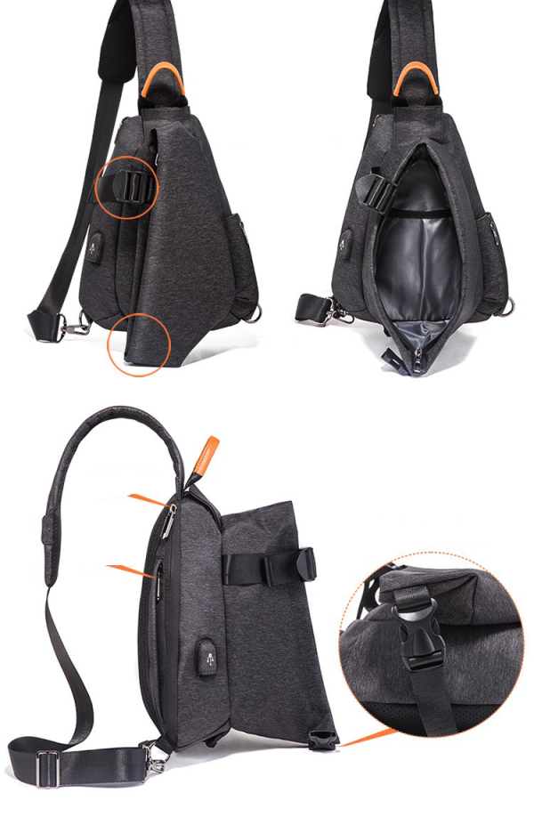 Water Resistant Casual Shoulder Bag for Women Men