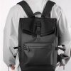 PU Leather Large Capacity Computer Backpack