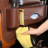 PU Leather car seat back storage bag