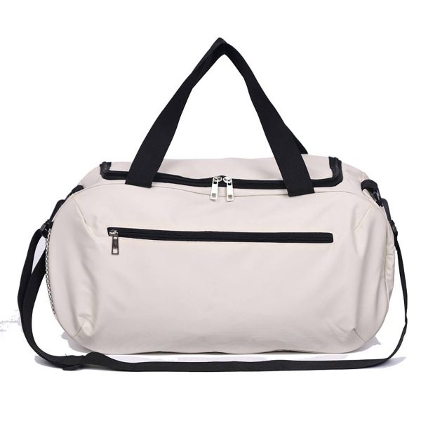 Solid color travel sports and fitness bag
