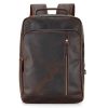 Men's Vintage Genuine Leather Laptop Backpack