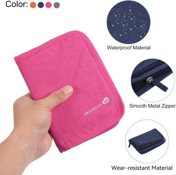 Travel Document Organizer Passport Wallet for Family