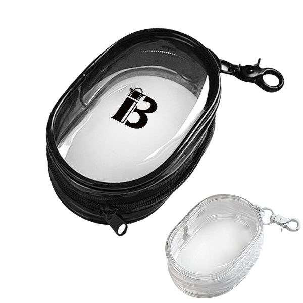 Mini Portable PVC Crystal-Clear Cable Organizer Pouch